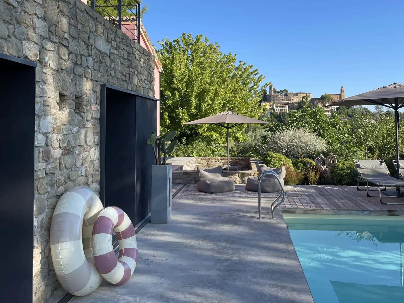 Salzwasser-Infinity-Pool der casa rossa 4A